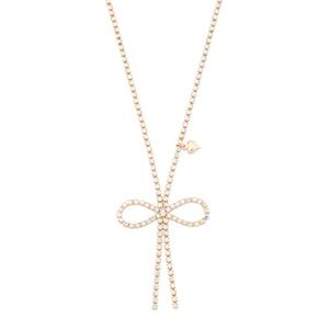 Betsey Johnson Elegant Gold Bow Necklace